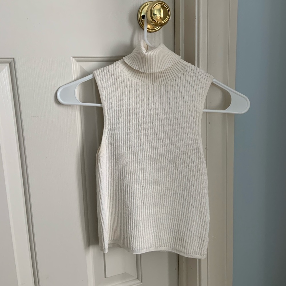 Turtle Neck Crop Top